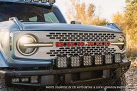 2021-2025 Ford Bronco Light Bar Mounting Kit SS5 6-Pod CrossLink Grille Lightbar Kit Pro White Combo
