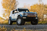 2021-2025 Ford Bronco Light Bar Mounting Kit SS5 6-Pod CrossLink Grille Lightbar Kit Sport White Combo