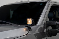 2017-2022 Ford F-550 Super Duty Off-Road Light Stage Series Ditch Light Kit Super Duty C2 2.0 Pro Yellow Combo