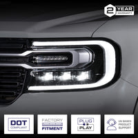 2022-2024 Ford Maverick Sequential LED Projector Headlights (pair)
