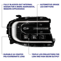2022-2024 Ford Maverick Sequential LED Projector Headlights (pair)