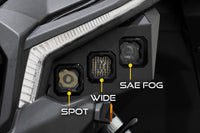 2018-2018 Can-Am Maverick X3 900 HO Light Bar Mounting Kit C1 Headlamp Kit Pro White ABL (pair)