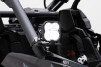 2018-2018 Can-Am Maverick X3 900 HO Light Bar Mounting Kit Stage Series Ditch Light Kit SS3 Pro Yellow Combo