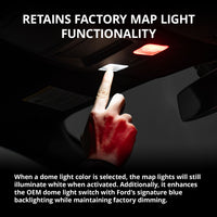 Multicolor Dome Light For 2024-2025 Ford Mustang