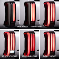 2022-2025 Toyota Tundra LED Tail Lights Red (pair)