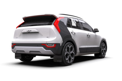 Rally Armor 23-24 Kia Niro SG2 Black UR Mud Flap White Logo