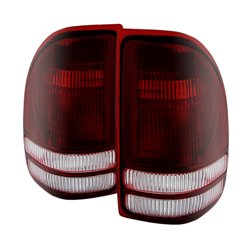 Xtune Dodge Dakota 1997-2004 OEM Style Tail Lights -Red Smoked ALT-JH-DDAK97-OE-RSM