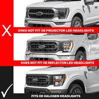 ANZO 21-23 Ford F-150 (w/Factory Halogen) Z-Series Full LED Proj Headlights - Pass. Side ONLY