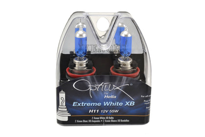 Hella H11 12V 55W Xenon White XB Bulb (Pair)