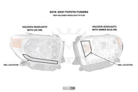 Conversion Harness for Halogen Tundra with LED DRL (Convert to OEM LED Headlights)