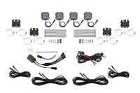 Stage Series SXS Rock Light Installer Kit  RGBW M8 w/Controller (4-pack)