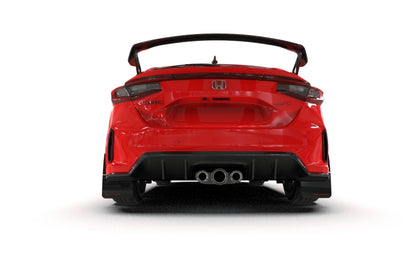 Rally Armor 2023+ Honda Civic Type R Black Mud Flap White Logo