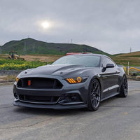 Oracle 15-17 Ford Mustang Dynamic RGB+A Pre-Assembled Headlights - Black Edition - SEE WARRANTY