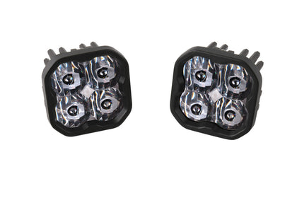 SS3 Sport Wbl White SAE Driving Standard No Brackets (pair)