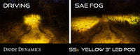 SS3 Pro ABL Yellow SAE Fog No Brackets (pair)