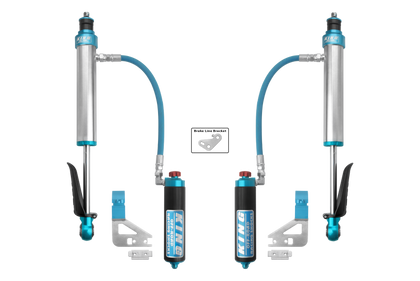 King Shocks 2022+ Toyota Tundra Rear 2.5 Dia Remote Reservoir Coilover & Adjuster (Pair)