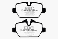 EBC 10+ Mini Countryman 1.6 Cooper Redstuff Rear Brake Pads