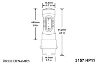 3157 HP11 LED Amber (single)