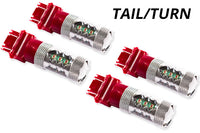 2007-2013 GMC Sierra 1500 Turn Signal Light Bulb LED Red (four)