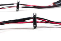 Harness: H-Series housing pass-through cables w/ grommet (H11)(2x)