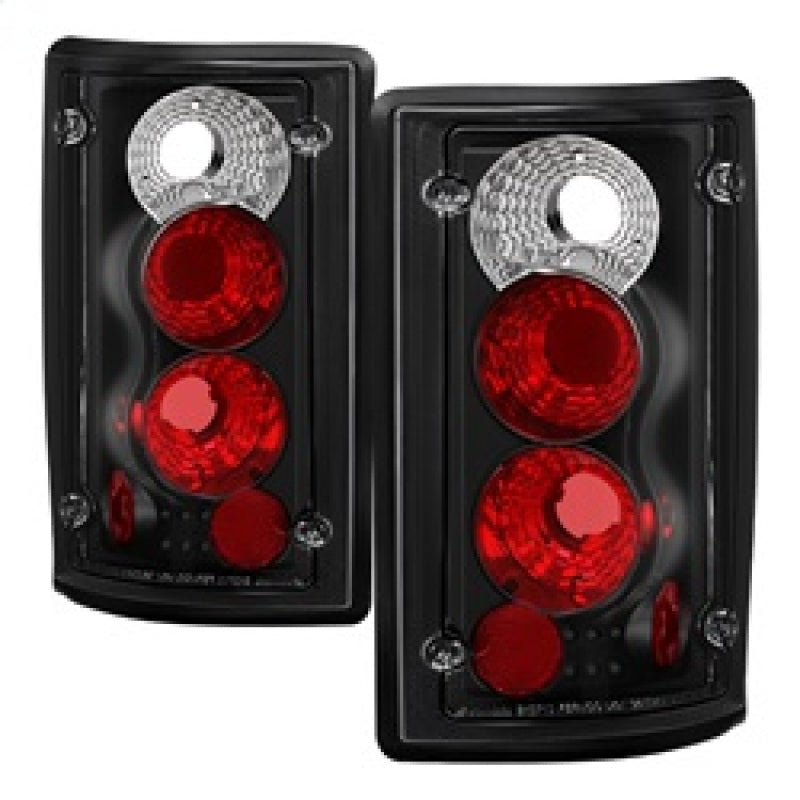 Spyder Ford Excursion 00-06/Econoline 150/250/350/450/550 95-06 Euro Tail Lights Blk ALT-YD-FEC00-BK