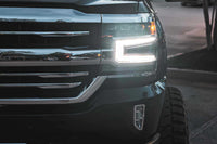 XB LED Headlights: Chevrolet Silverado 1500 (16-18 / Set)