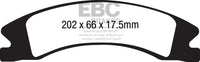 EBC 15+ Cadillac Escalade Ext/Esv 6.2 2WD Yellowstuff Front Brake Pads