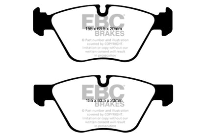 EBC 08-10 BMW 128 3.0 Yellowstuff Front Brake Pads