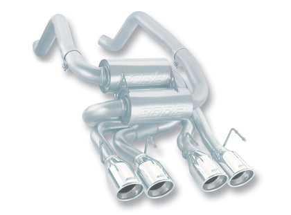 Borla 05-08 Corvette Convertible/Coupe 6.0L/6.2L 8cyl SS S-Type Exhaust (REAR SECTION ONLY)