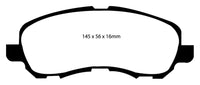 EBC 07+ Jeep Compass 2.0 (262mm Rear Rotors) Greenstuff Front Brake Pads