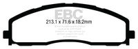 EBC 13+ Ford F250 (inc Super Duty) 6.2 (2WD) Yellowstuff Front Brake Pads