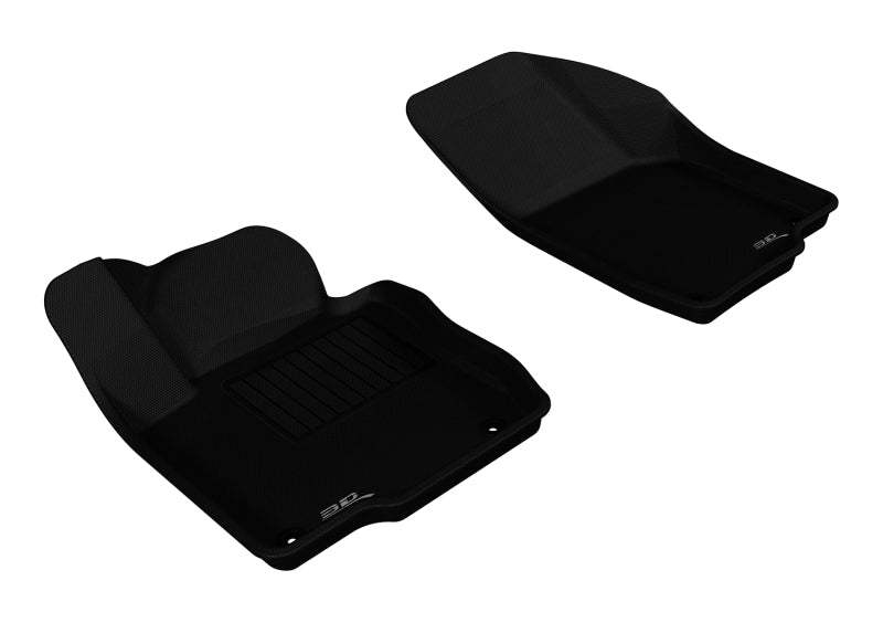 3D MAXpider 2012-2019 Volkswagen Passat Kagu 1st Row Floormat - Black