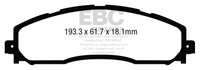 EBC 13+ Ford F250 (inc Super Duty) 6.2 (2WD) Extra Duty Rear Brake Pads