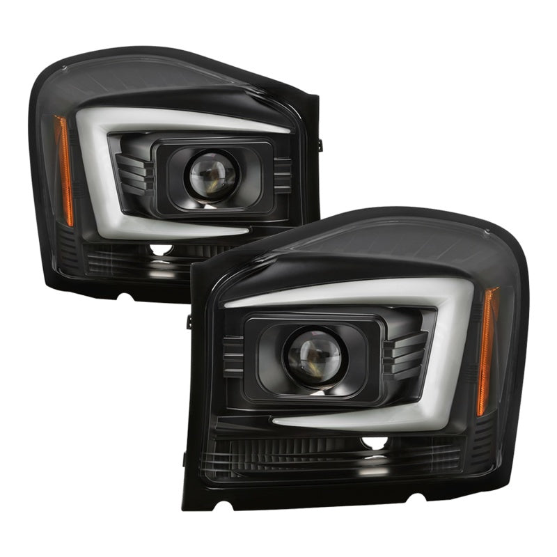 Spyder 04-06 Dodge Durango Projector Headlights - Black PRO-YD-DDU04-LB-BK