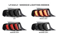 XB LED Tail Lights: Ford Mustang (10-12 / Smoked Lens / Set)
