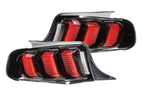 XB LED Tail Lights: Ford Mustang (13-14 / Smoked Lens / Set)