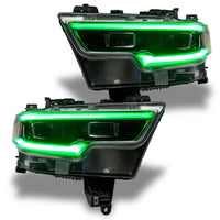 Oracle 19-21 RAM 1500 Projector LED Headlight DRL Upgrade Kit - ColorSHIFT RGBW+A w/ BC1 Controller