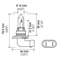 Hella HB3 9005 12V 100W Xenon White XB Bulb (Pair)