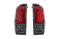 XB LED Tail Lights: Toyota Tacoma (16-23) (Pair / Clear Lens)