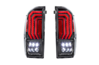 XB LED Tail Lights: Toyota Tacoma (16-23) (Pair / Clear Lens)