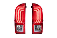 XB LED Tail Lights: Toyota Tacoma (16-23 / Red Lens / Set)