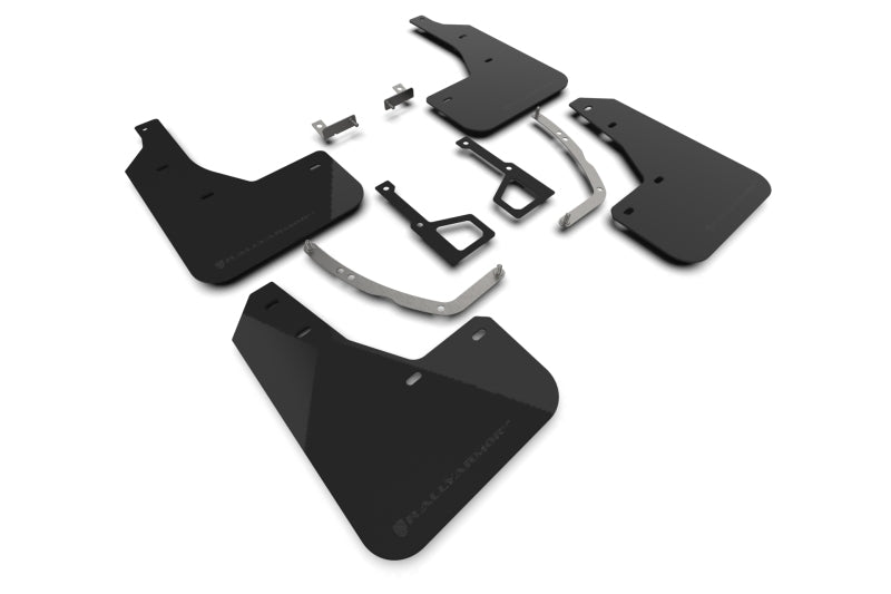 Rally Armor 2025 Hyundai Ioniq 5 XRT Black Mud Flap Black Logo