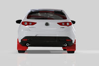 Rally Armor 19-24 Mazda3 Hatchback Black UR Mud Flap w/Dark Grey Logo