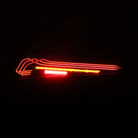 AlphaRex 20-24 Toyota Supra LUXX-Series Laser Style LED Tail Lights Black-Red