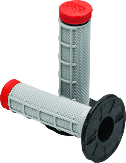 ProTaper Tri Density MX 1/2 Waffle Grips - Red