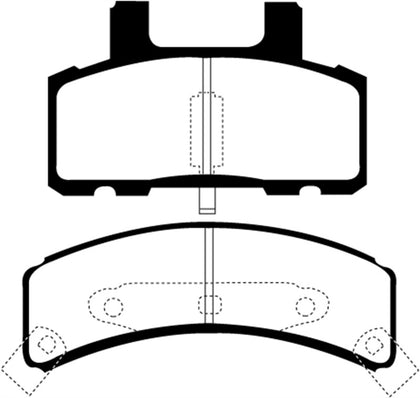 EBC 99-01 Cadillac Escalade 5.7 Greenstuff Front Brake Pads