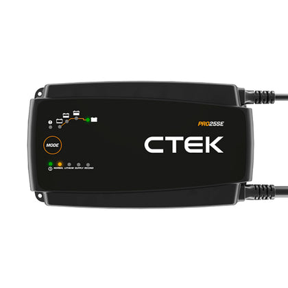 CTEK PRO25SE Battery Charger - 50-60 Hz - 12V - 19.6ft Extended Charging Cable