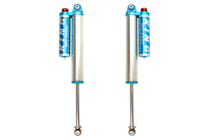 King Shocks 2011+ Chevrolet Silverado 2500/3500/HD Rear 2.5 Dia Piggyback Res Shock w/Adj (Pair)