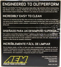 AEM 4 inch Short Neck 5 inch Element Filter Replacement