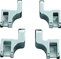 Kuryakyn Driver Floorboard Relocation Brackets For FLST Models Chrome